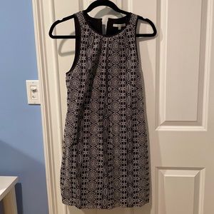 Rebecca Minkoff embroidered eyelet detail shift mini dress